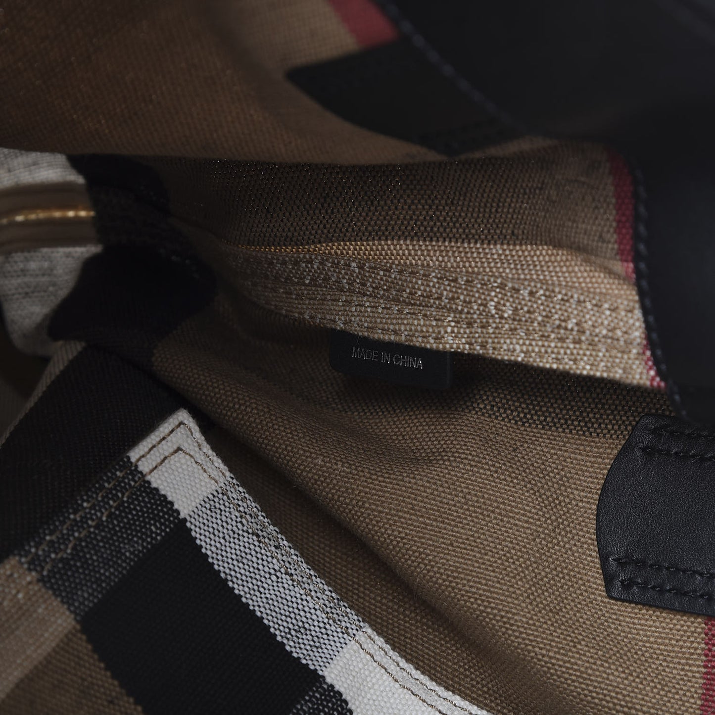 Canvas Mega Check Medium Maidstone Black