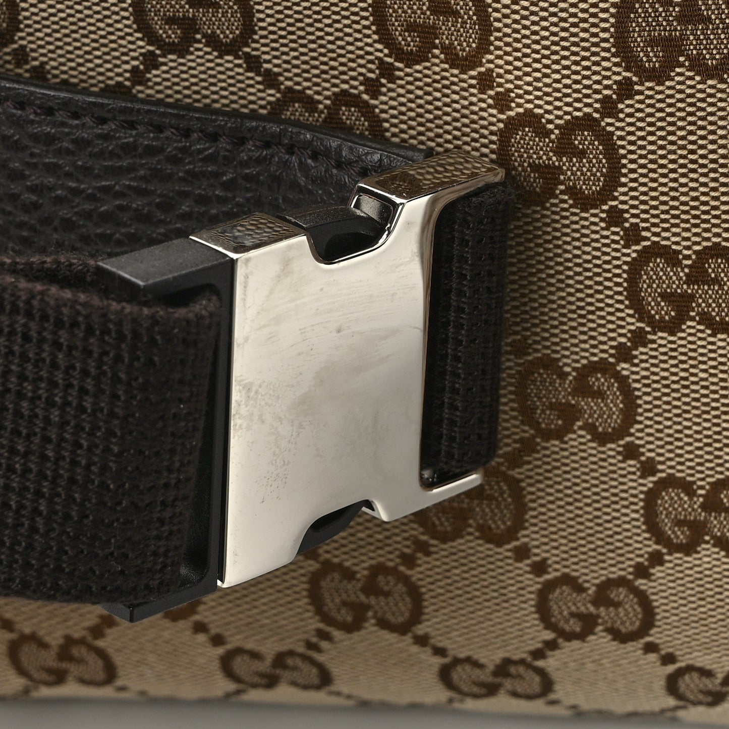 Monogram Belt Bag Dark Brown