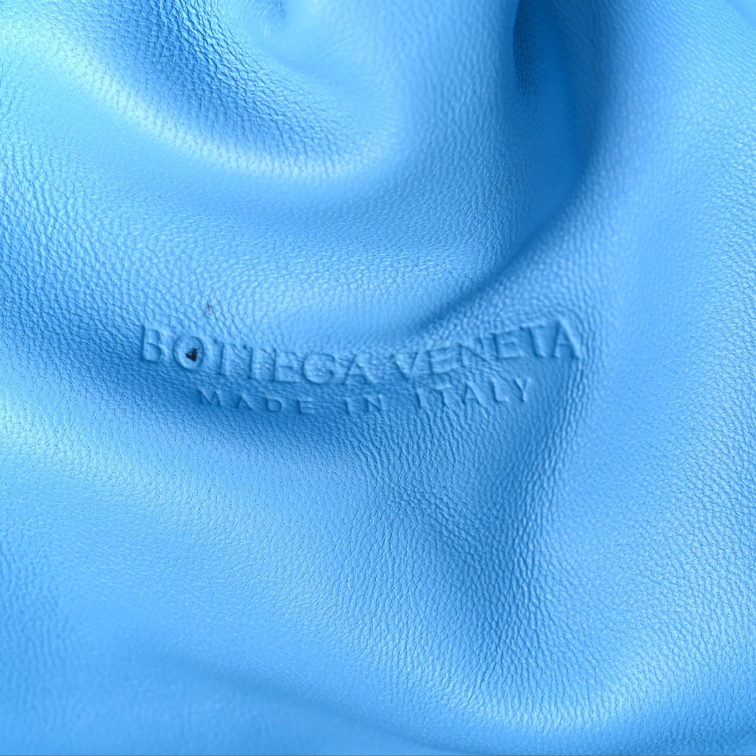 Bottega Veneta Nappa Maxi Intrecciato The Pouch Oversized Clutch  Swimming Pool 7 of 7