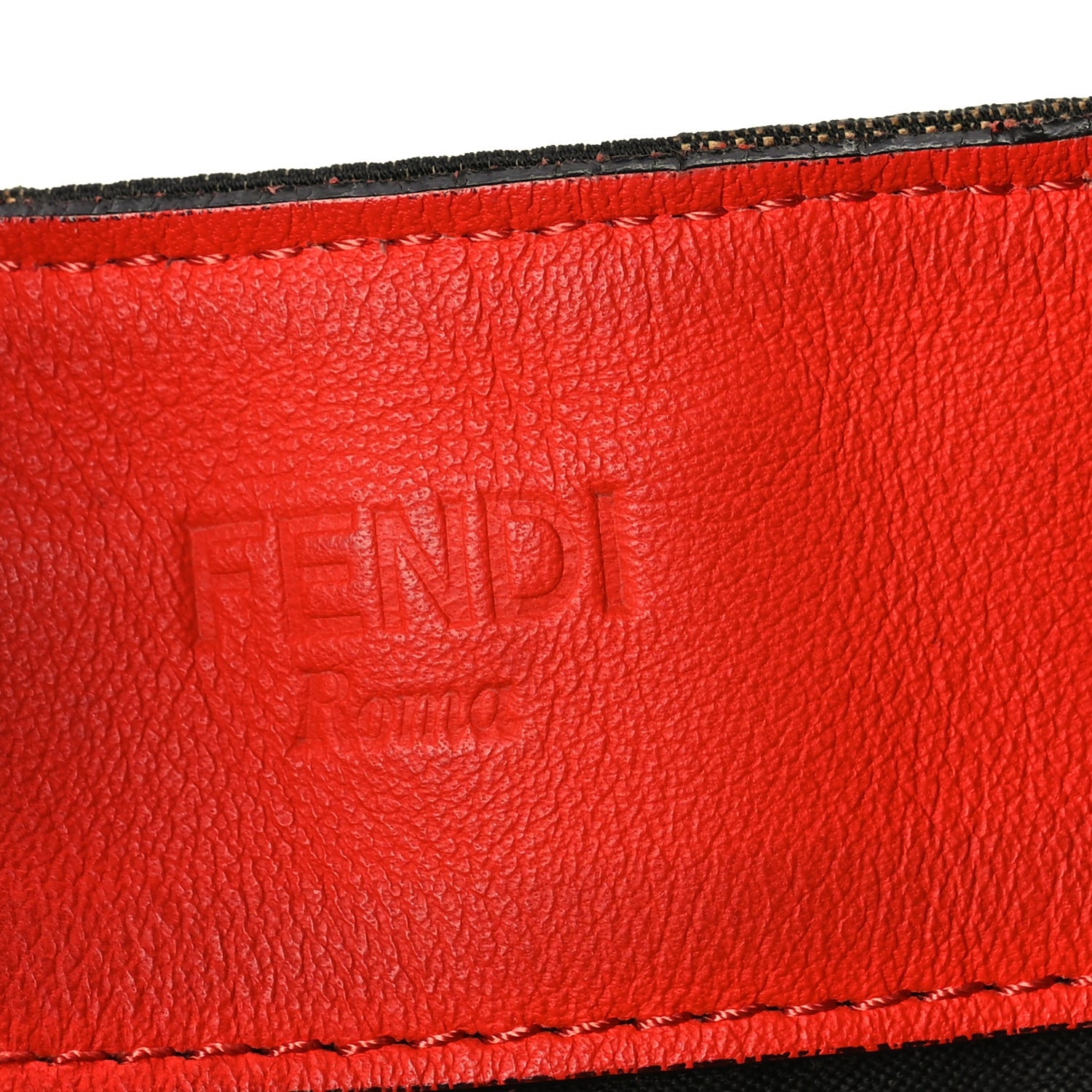 Fendi Pequin Vitello All In Shopper Tote Tobacco Papavero 5 of 8