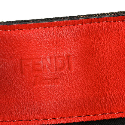 Fendi Pequin Vitello All In Shopper Tote Tobacco Papavero 5 of 8