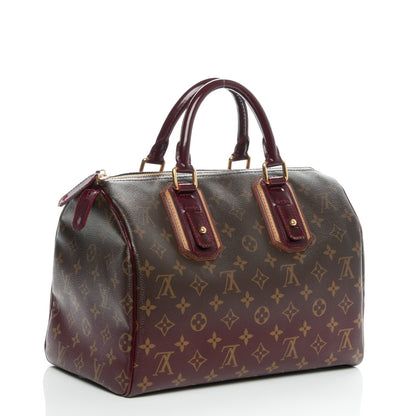 Louis Vuitton Monogram Mirage Speedy 30 Bordeaux 3 of 7