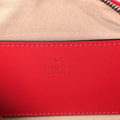 Gucci Calfskin Matelasse Chevron GG Marmont Sling Shoulder Bag  Rosso 5 of 7