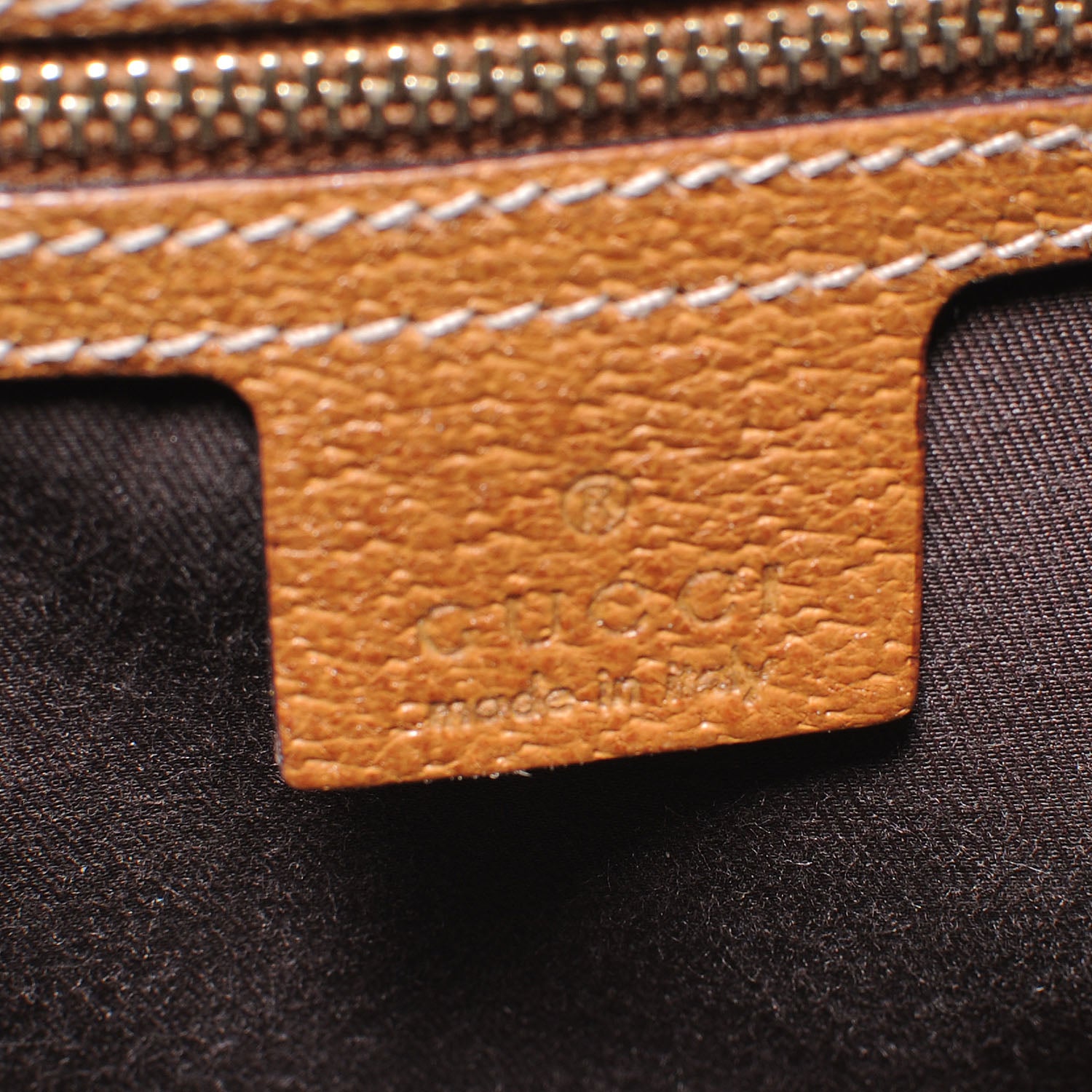 Gucci Monogram GG Bardot Tote Brown 6 of 7