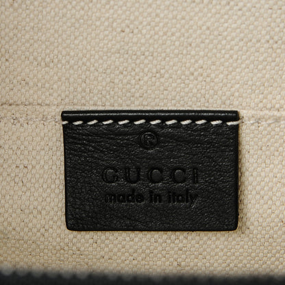 Gucci Calfskin Bamboo Web Large Dionysus Top Handle Bag Black Bright Evergreen Hibiscus Red 9 of 11