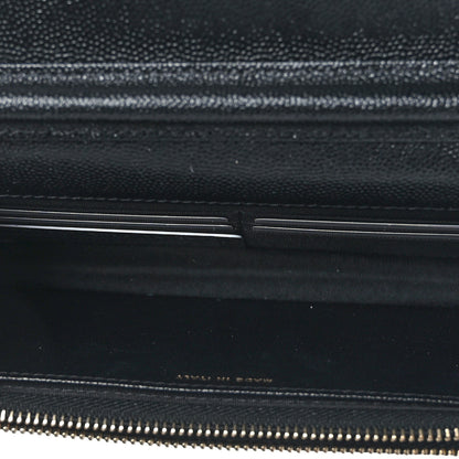 Chanel Caviar Quilted Golden Class Wallet On Chain WOC Black 5 of 10