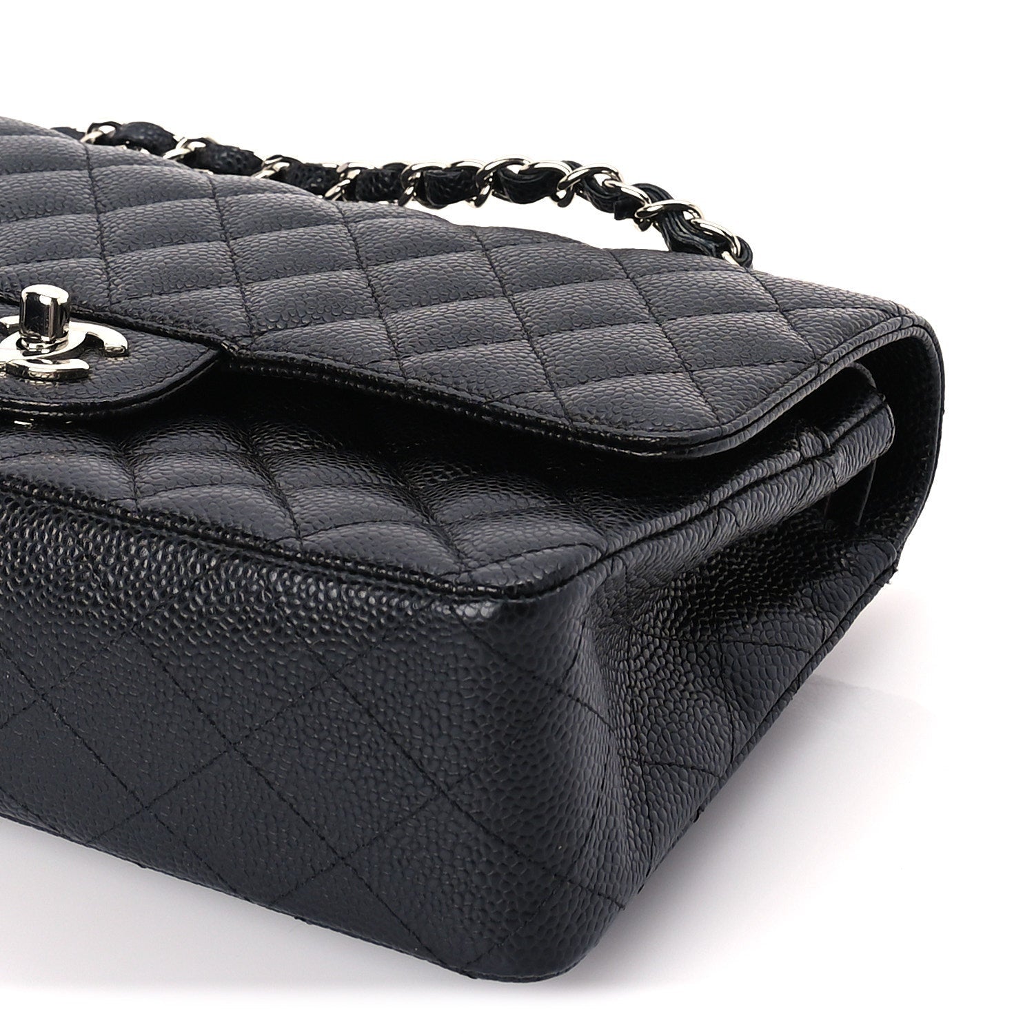 Chanel Caviar Quilted Medium Double Flap Black 9 of 9
