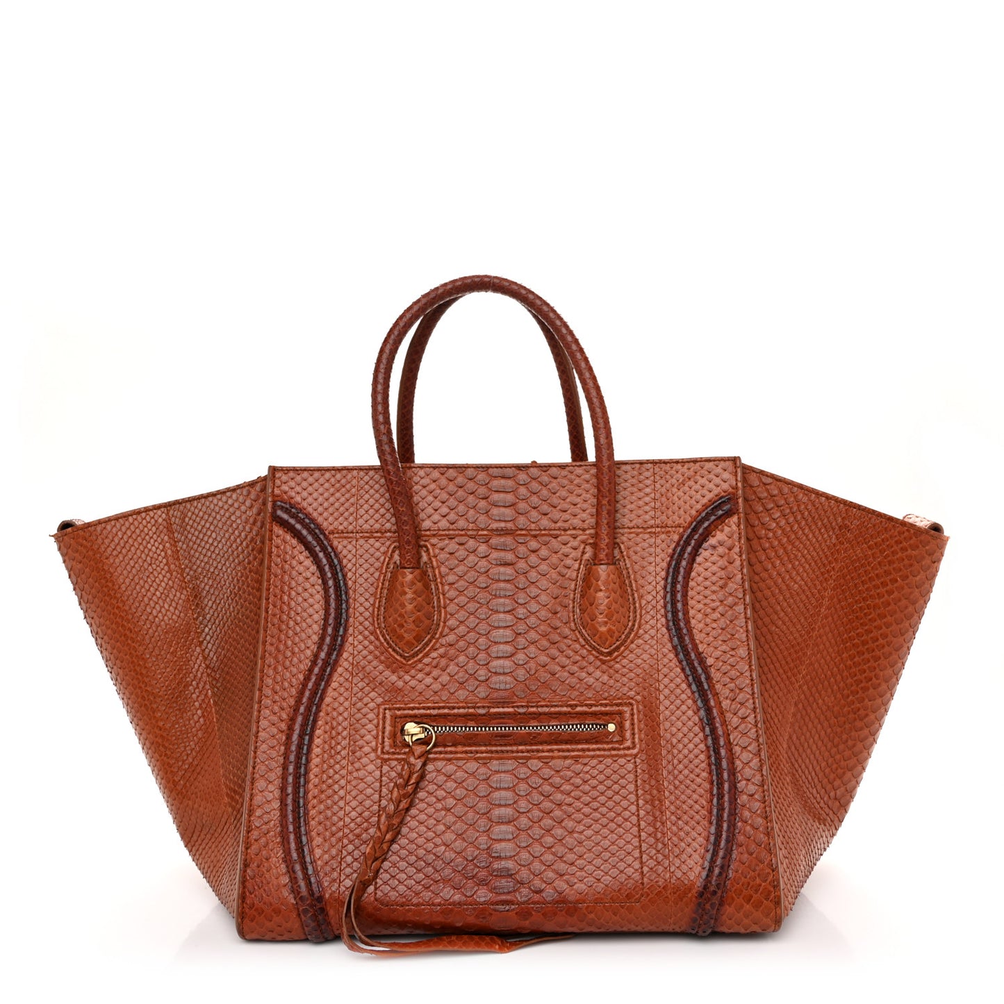 Snakeskin Medium Phantom Luggage Chestnut