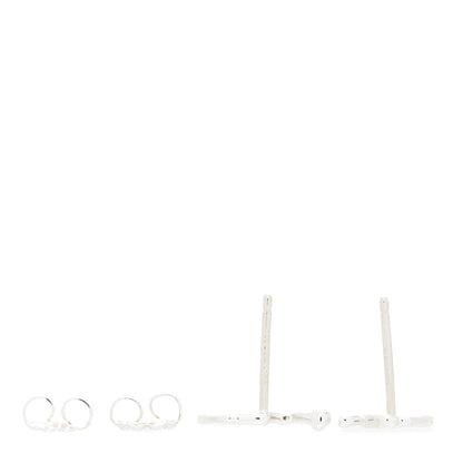 Tiffany Sterling Silver Paloma's Graffiti Oui Love and Kisses Earrings 3 of 5