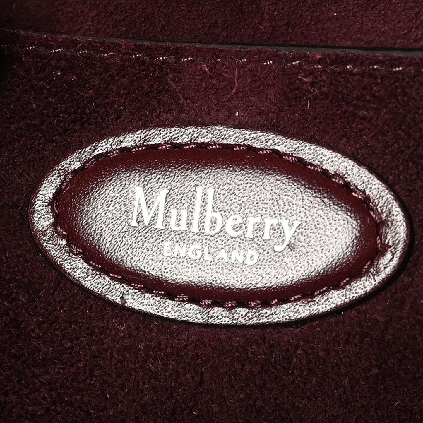 Shiny Smooth Calfskin East West Bayswater Black Cherry
