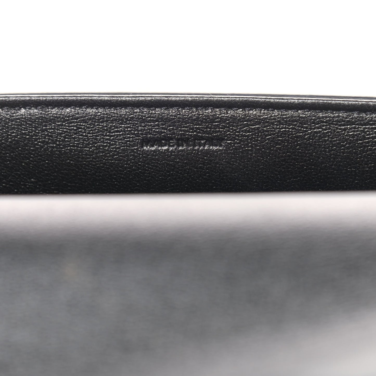 Shiny Calfskin Medium Maillon Triomphe Black