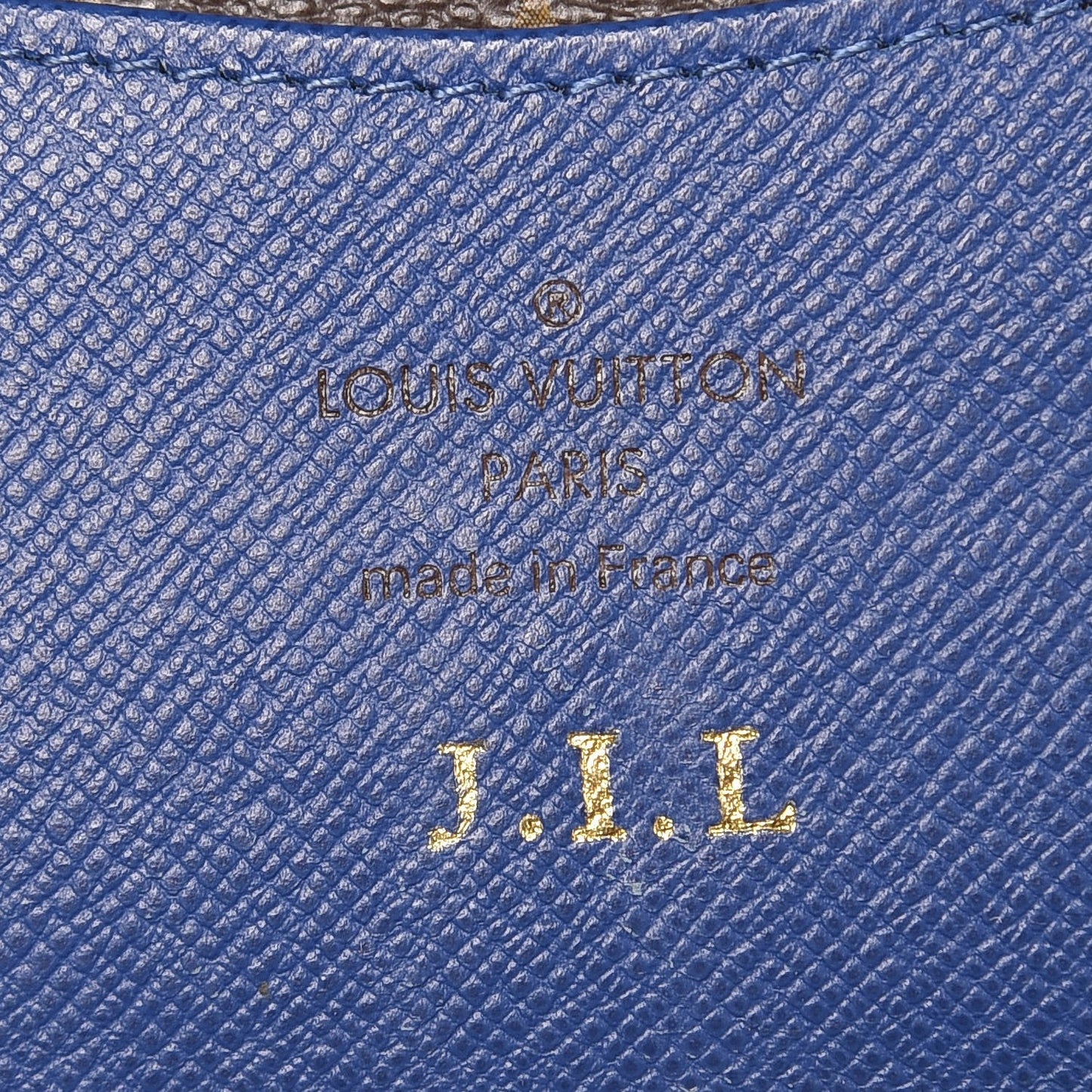 Monogram Josephine Wallet Blue