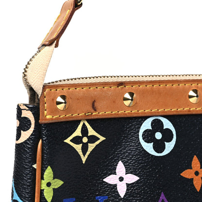 Louis Vuitton Monogram Multicolor Pochette Accessories Black 4 of 7