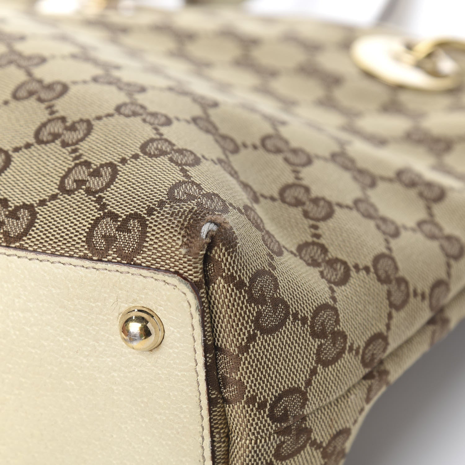 Gucci Monogram Small Eclipse Tote Off White 12 of 14