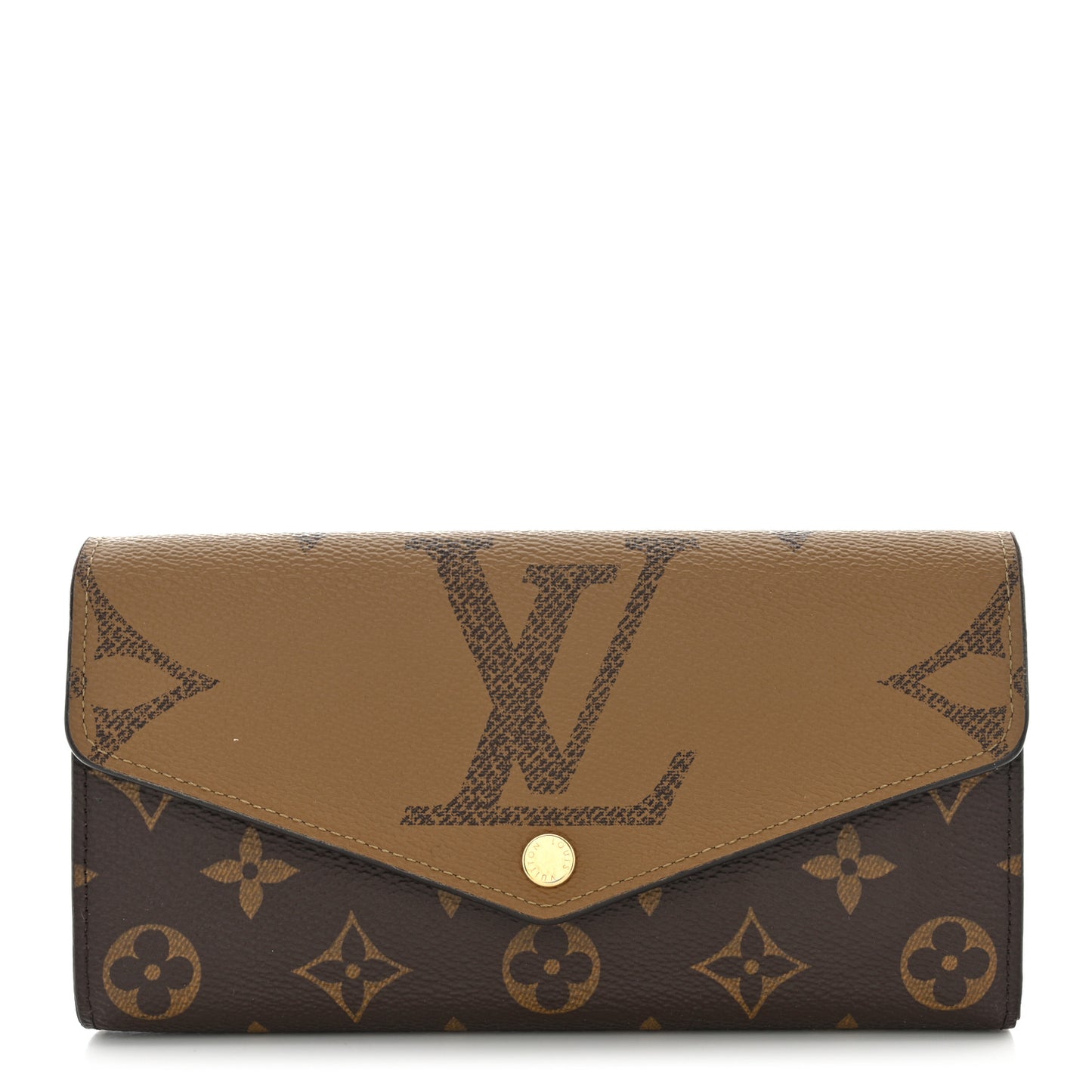 Reverse Monogram Giant Sarah Wallet