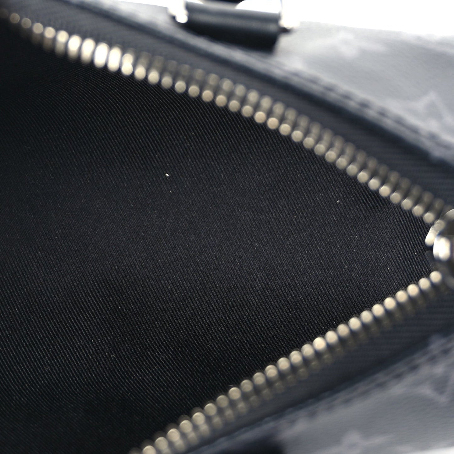 Reverse Monogram Eclipse Keepall XS Black