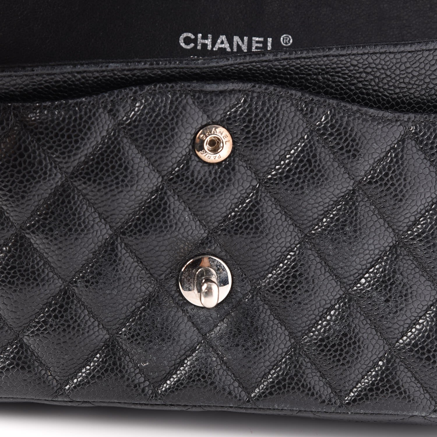 Chanel Caviar Quilted Medium Double Flap Black 26 of 26