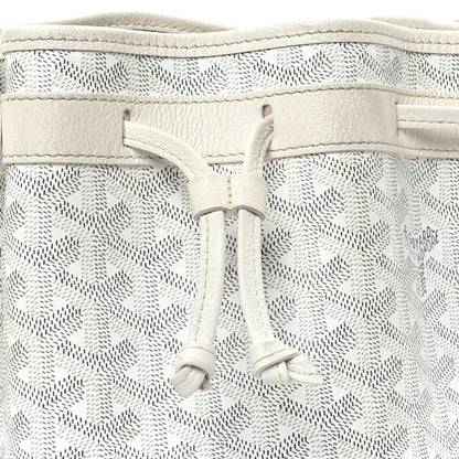 Goyard Goyardine Petit Flot Bucket Bag PM White 7 of 10