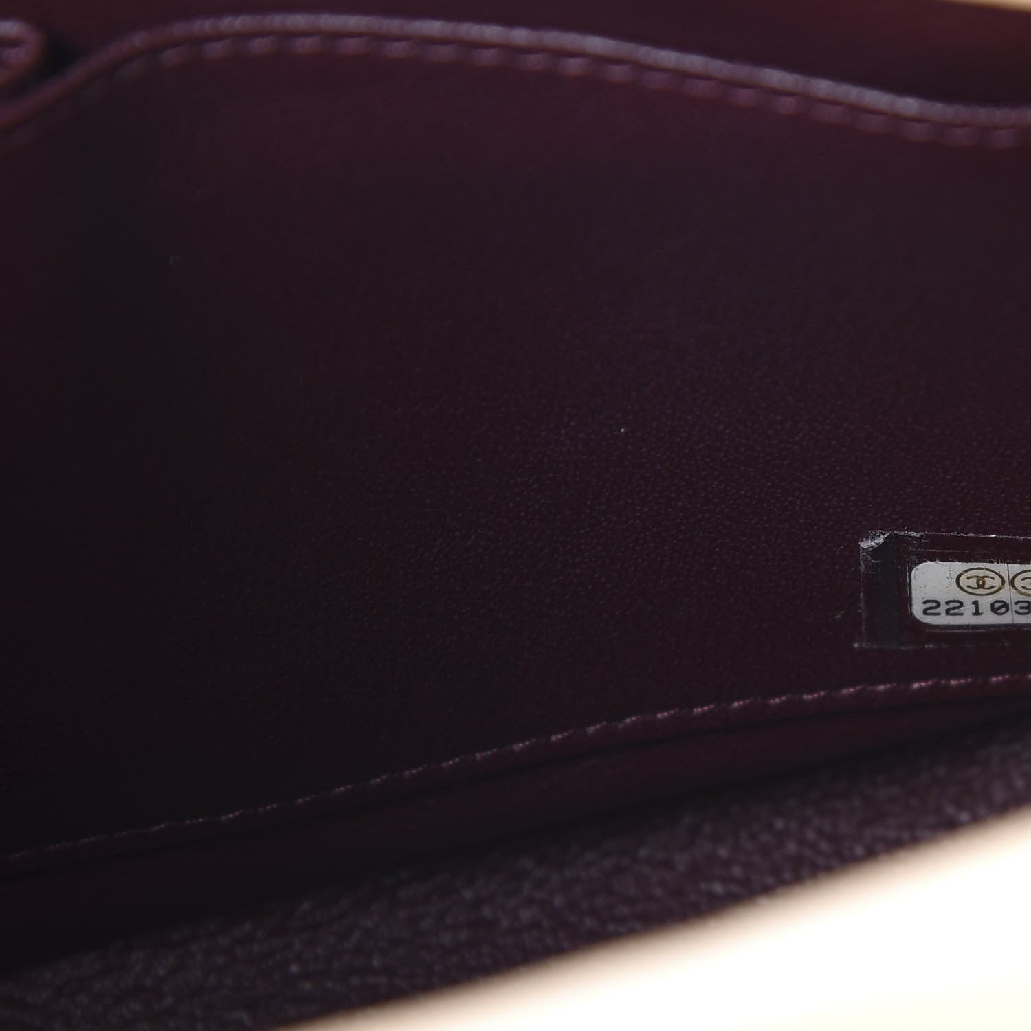 Chanel Shiny Goatskin Diagonal Quilted Small Flap Beige 9 of 10