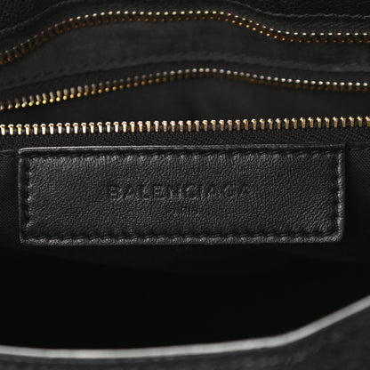 Balenciaga Chevre Gold Metallic Edge Hardware City Black 6 of 10