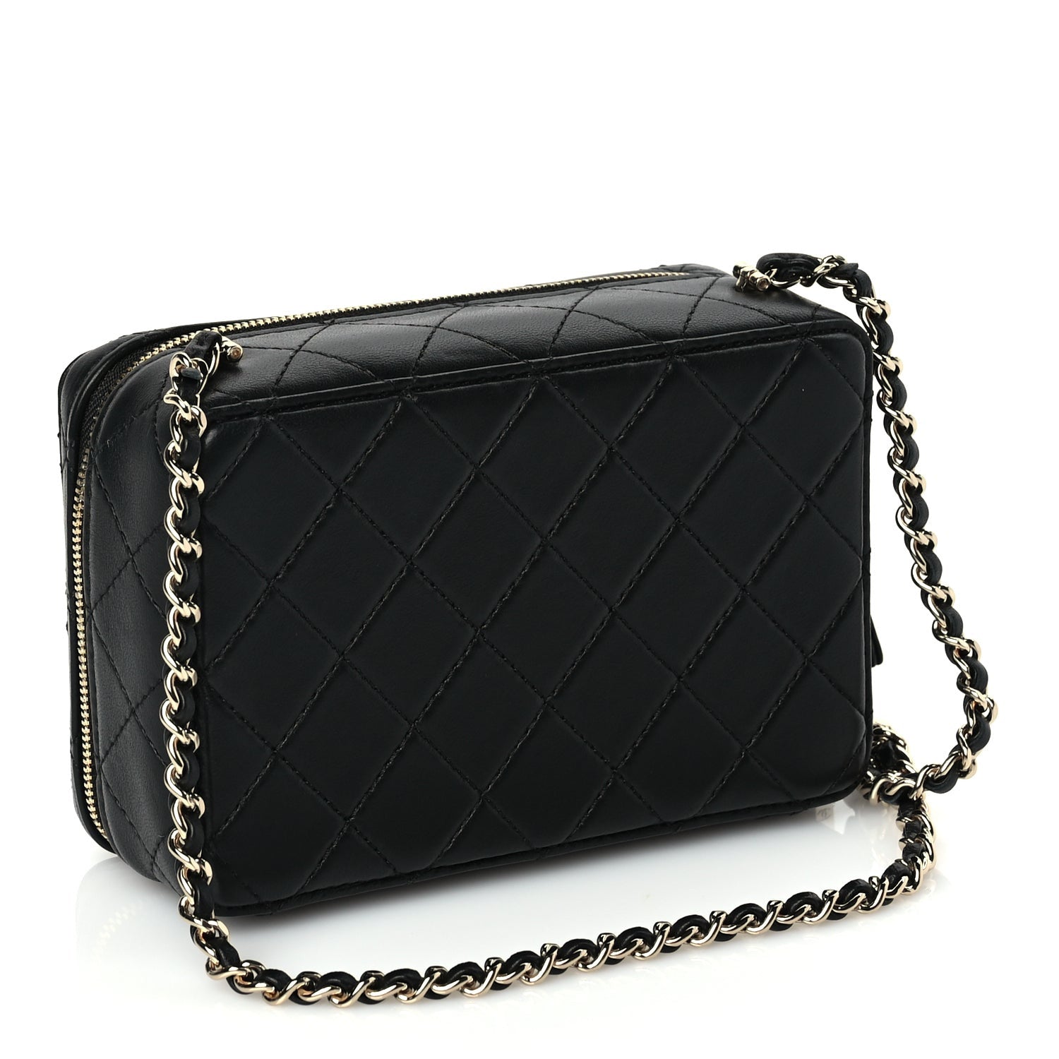 Chanel Lambskin Quilted Coco Click Bag Black 2 of 10