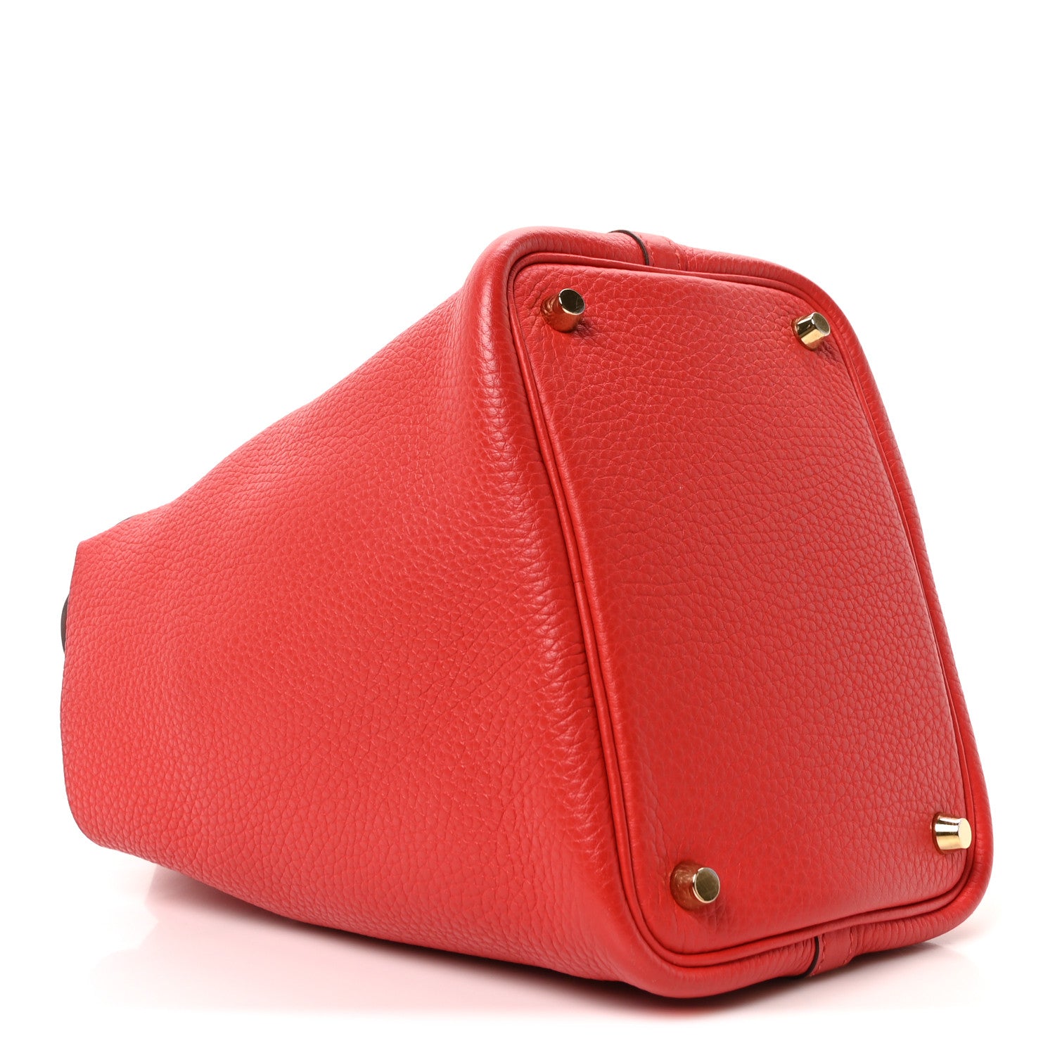 Hermes Taurillon Clemence Picotin Lock 18 PM Rouge Tomate 4 of 10