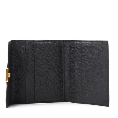 Hermes Epsom Clic Mini Card Holder Black 5 of 8