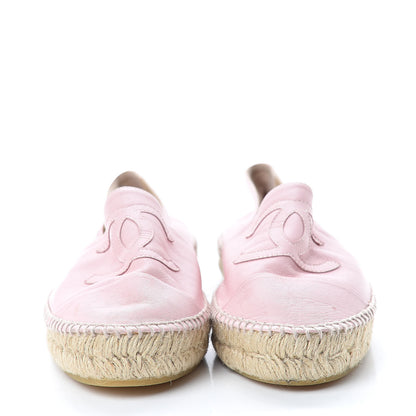 Chanel Lambskin CC Espadrilles 41 Light Pink 2 of 15