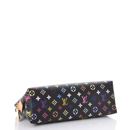 Louis Vuitton Monogram Multicolor Cosmetic Pouch Black Grenade 4 of 9