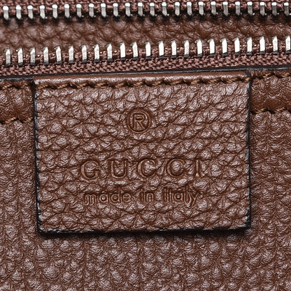 Gucci Soft Calfskin Medium Jackie Top Handle Bag Nut Brown 6 of 9