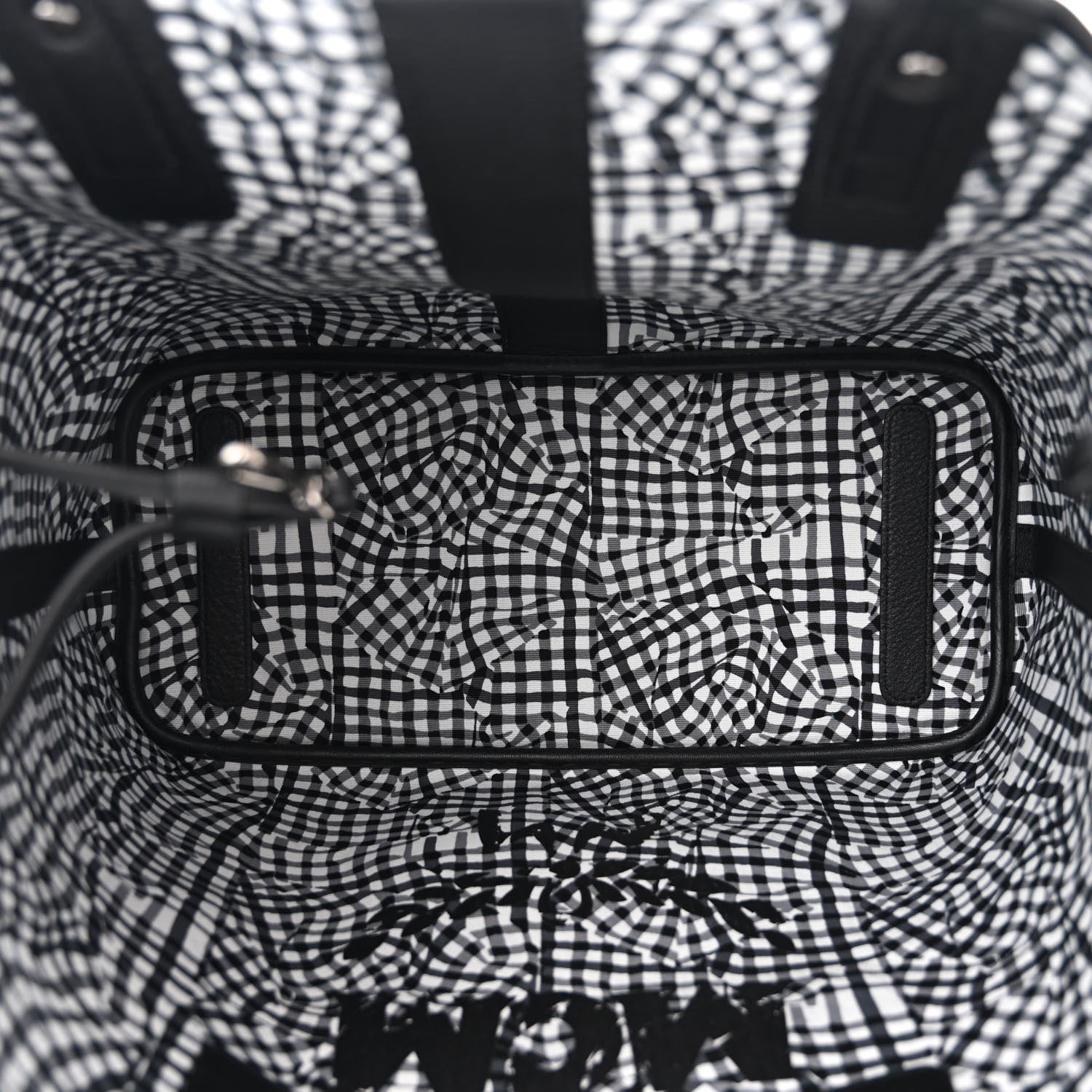 MCM Visetos Medium Liz Reversible Shopper Tote Black 8 of 16