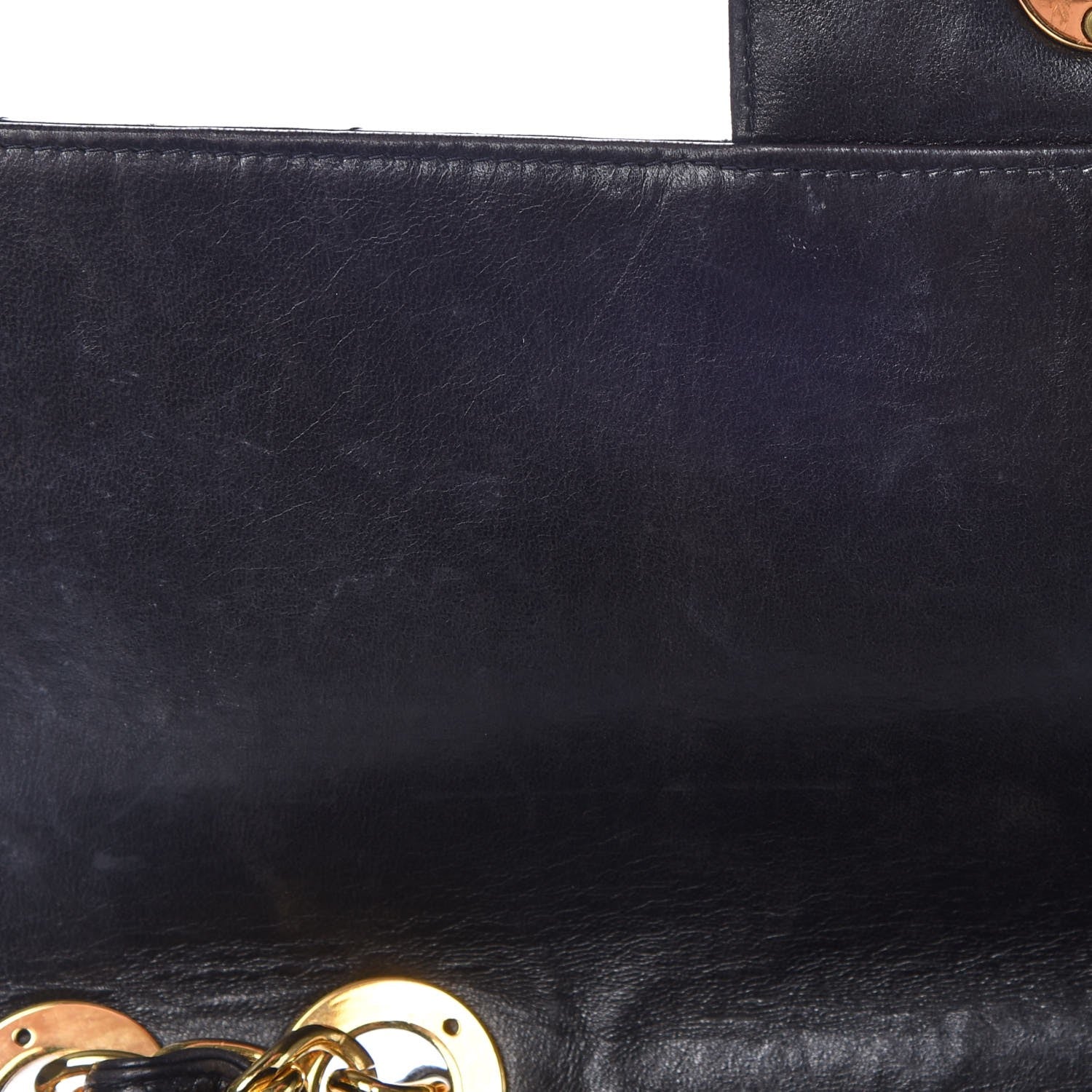 Chanel Lambskin Quilted Jumbo Single Flap Black 9 of 15