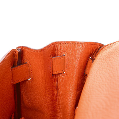 Hermes Taurillon Clemence Kelly Retourne 28 Orange 27 of 35