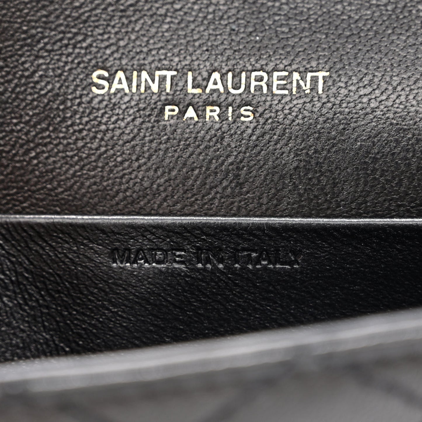 Lambskin Quilted Micro Gaby Bag Black