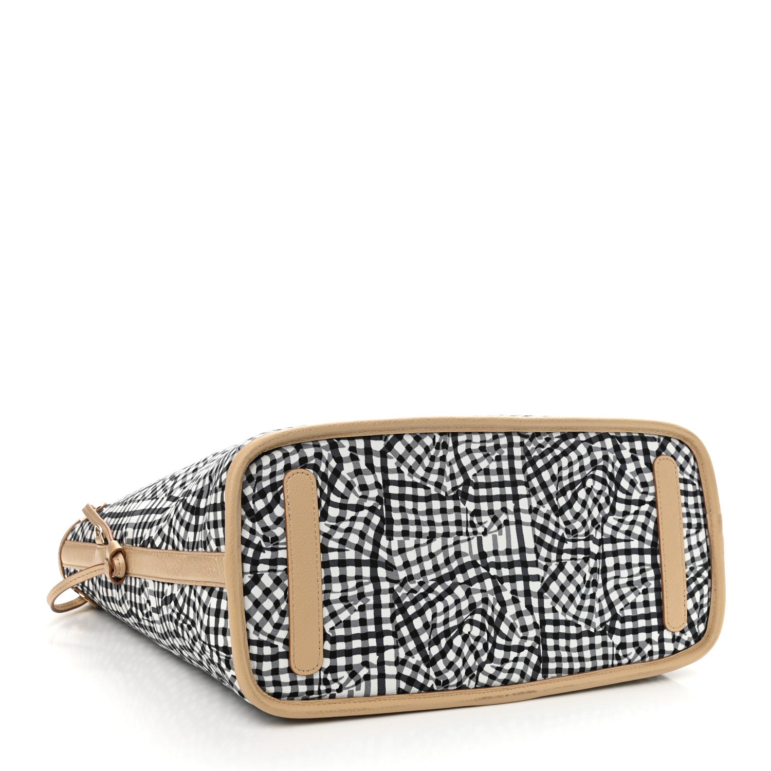 MCM Metallic Visetos Medium Liz Reversible Shopper Tote Gold 8 of 15