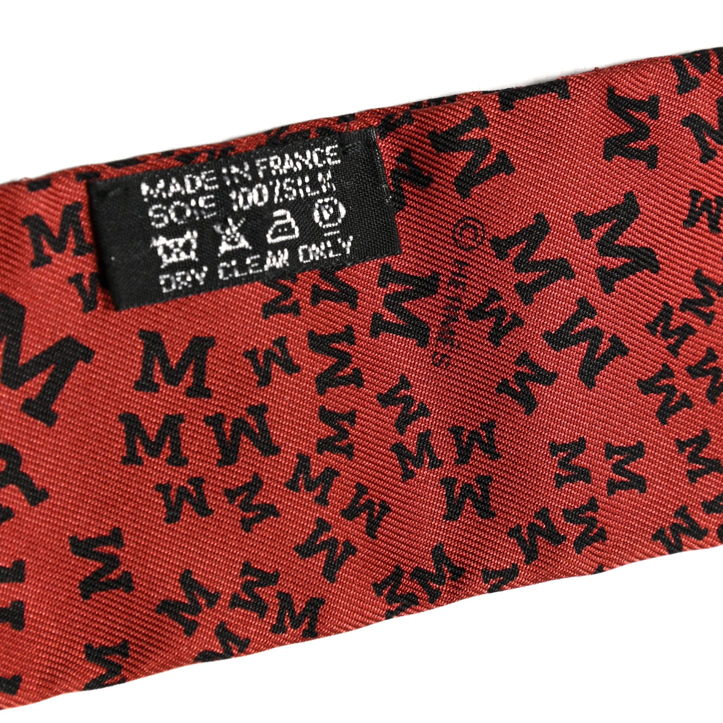 Silk Scattered Letters Twilly