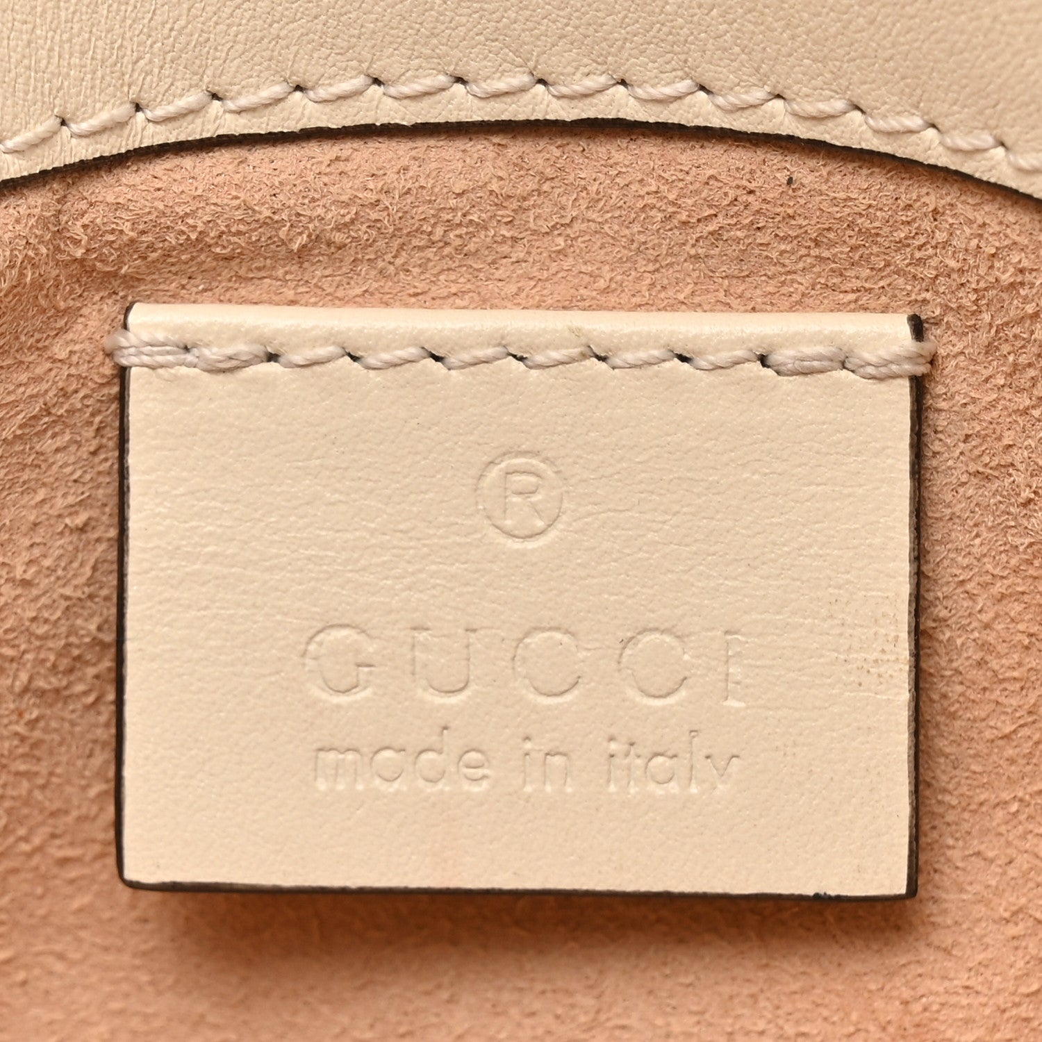 Gucci Calfskin Matelasse Super Mini GG Marmont Shoulder Bag White 6 of 14