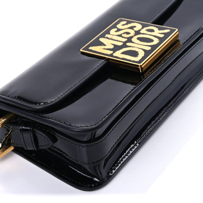 Christian Dior Patent Miss Dior Flap Black 7 of 8