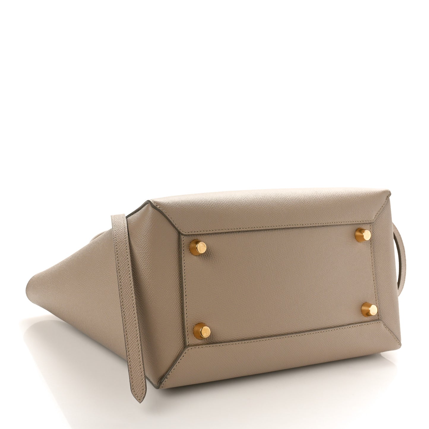 Grained Calfskin Mini Belt Bag Light Taupe