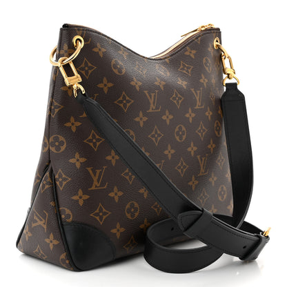 Louis Vuitton Monogram Odeon MM Black 3 of 9