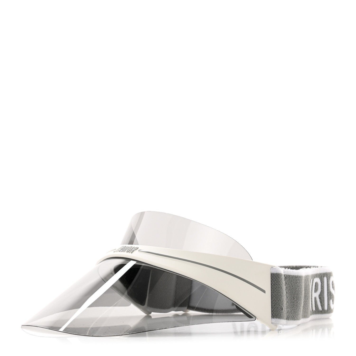 Christian Dior Mirrored DiorClub1 Sun Visor Grey 1 of 9