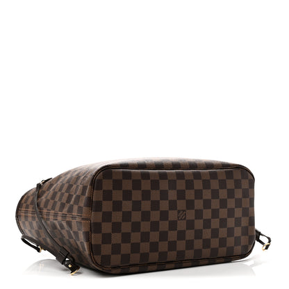 Louis Vuitton Damier Ebene Neo Neverfull MM Rose Ballerine 4 of 10