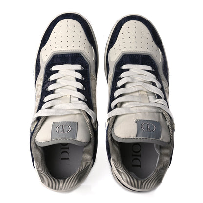 Christian Dior X DENIM TEARS Smooth Calfskin Oblique Denim Mens B27 Low Top Sneakers 41 Blue 5 of 8