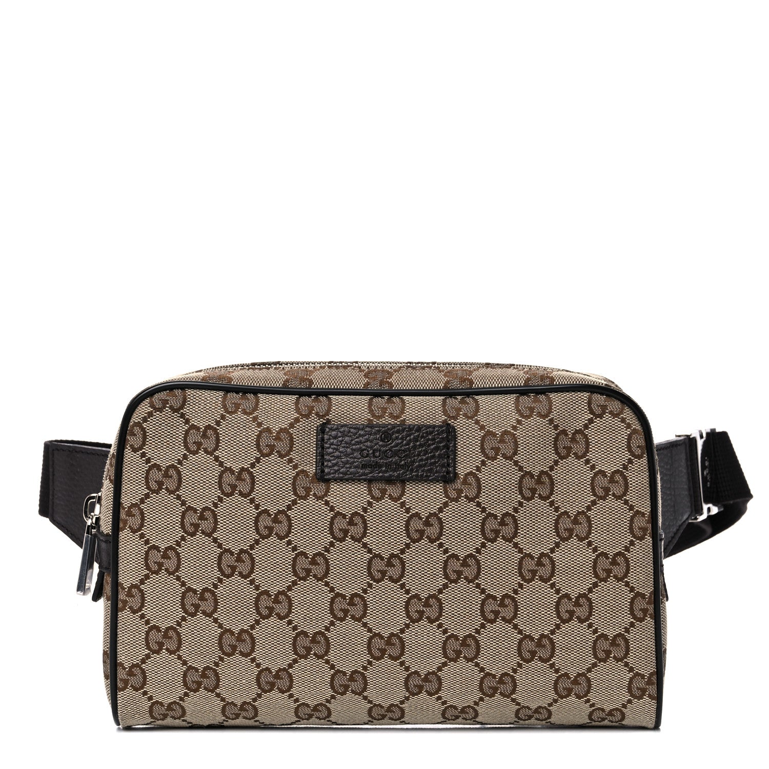 Gucci Monogram Belt Bag Dark Brown 1 of 10