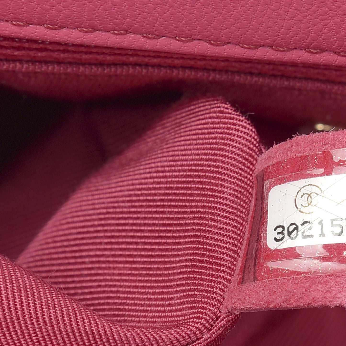 Lambskin Quilted Medium 19 Flap Dark Pink