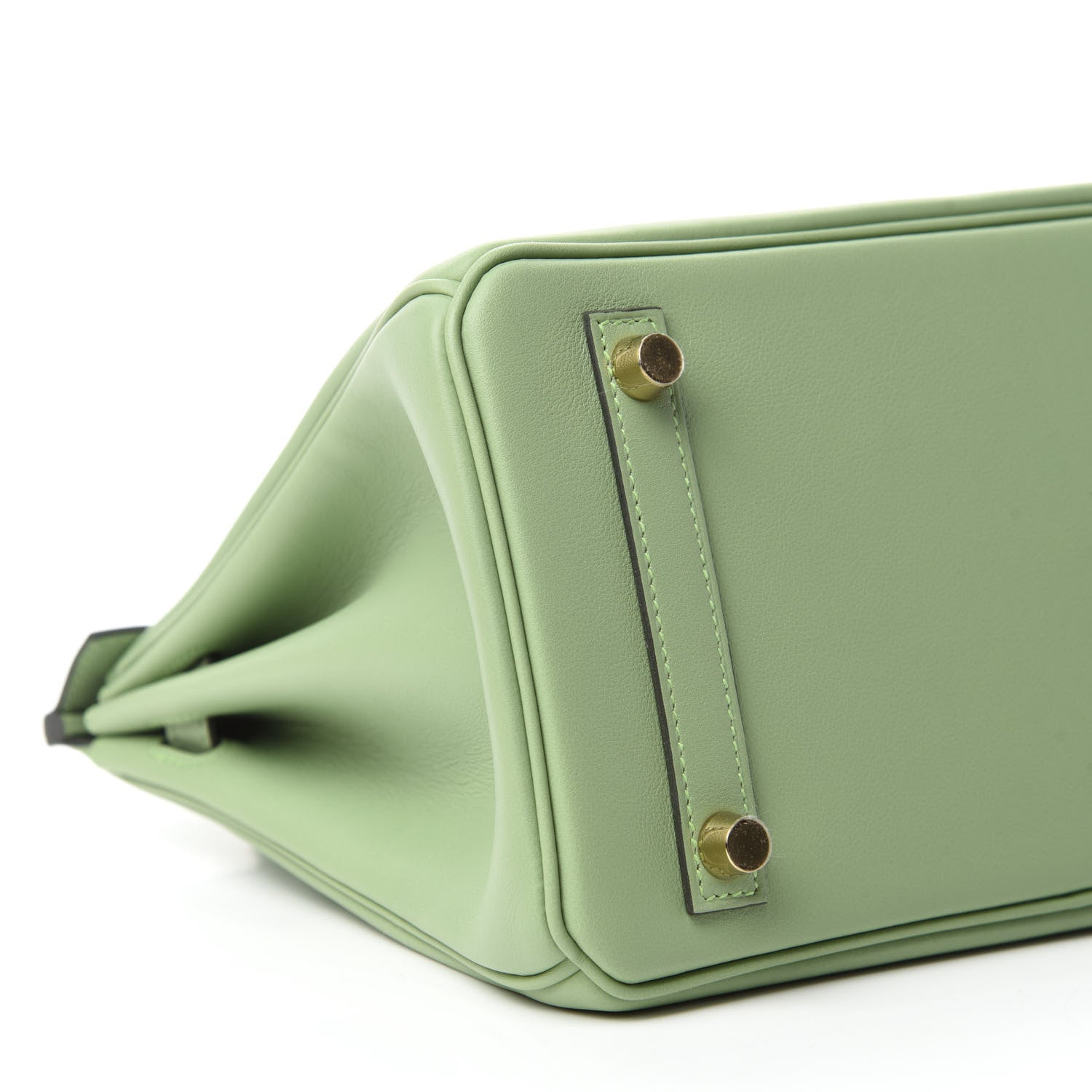 Hermes Swift Birkin 25 Vert Criquet 6 of 11