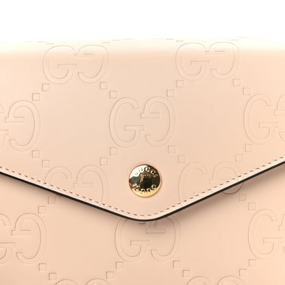 Gucci Calfskin GG Super Mini Shoulder Bag  Beige 6 of 8