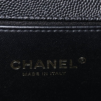 Chanel Caviair New Medium Boy Flap Bag Black 5 of 8