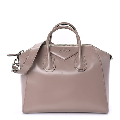 Givenchy Shiny Lord Calfskin Medium Antigona Taupe 1 of 7
