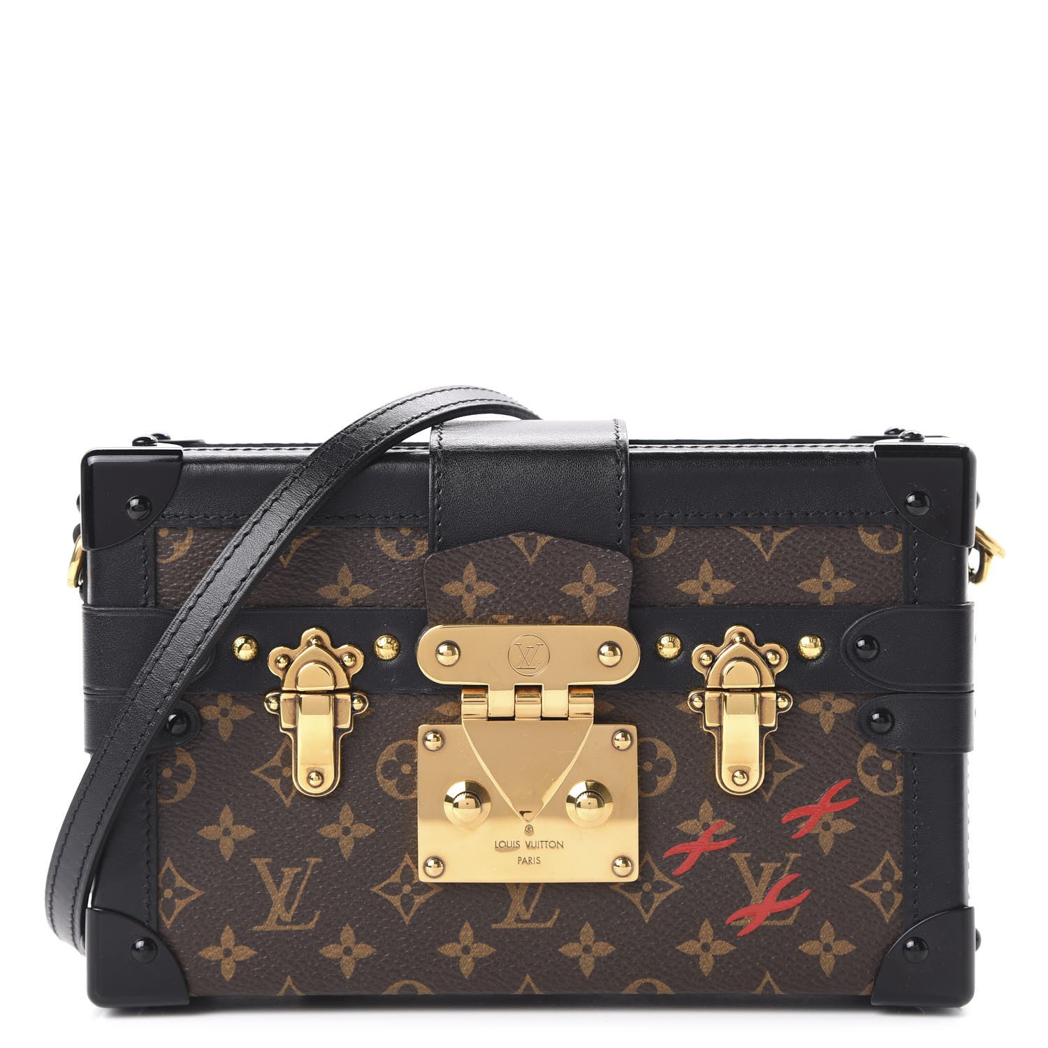 Louis Vuitton Monogram Petite Malle Black 1 of 9